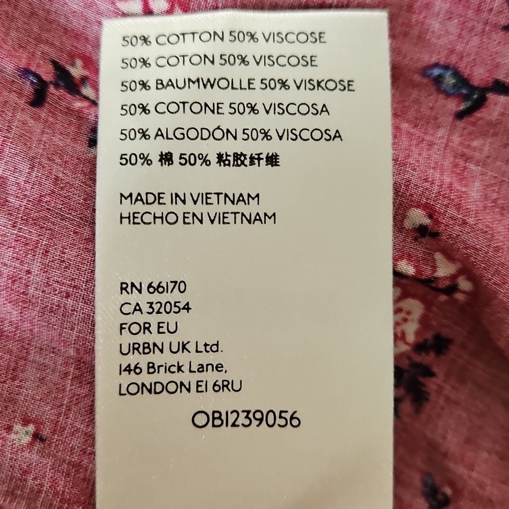 Free People Paloma Boho Blouse shirt womens XS retro colorful oversized hippie - Picture 6 of 7